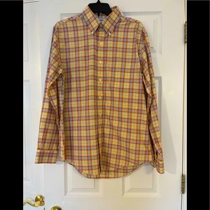 Brook Brothers Plaid Slim Fit No Iron Shirt